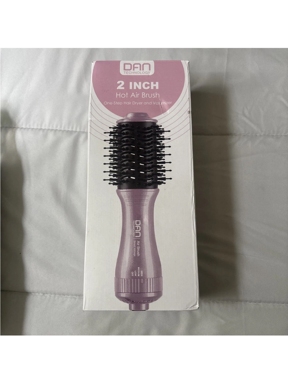 2-Inch Hot Air Styling Brush in Light Purple new in box